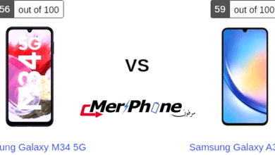 تقرير مفصل للمواصفات: Samsung Galaxy M34 5G ضد Samsung Galaxy A34 5G