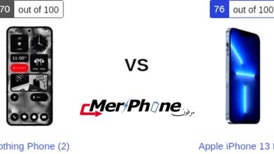 مختبر الهواتف: مقارنة Nothing Phone (2) مع Apple iPhone 13 Pro