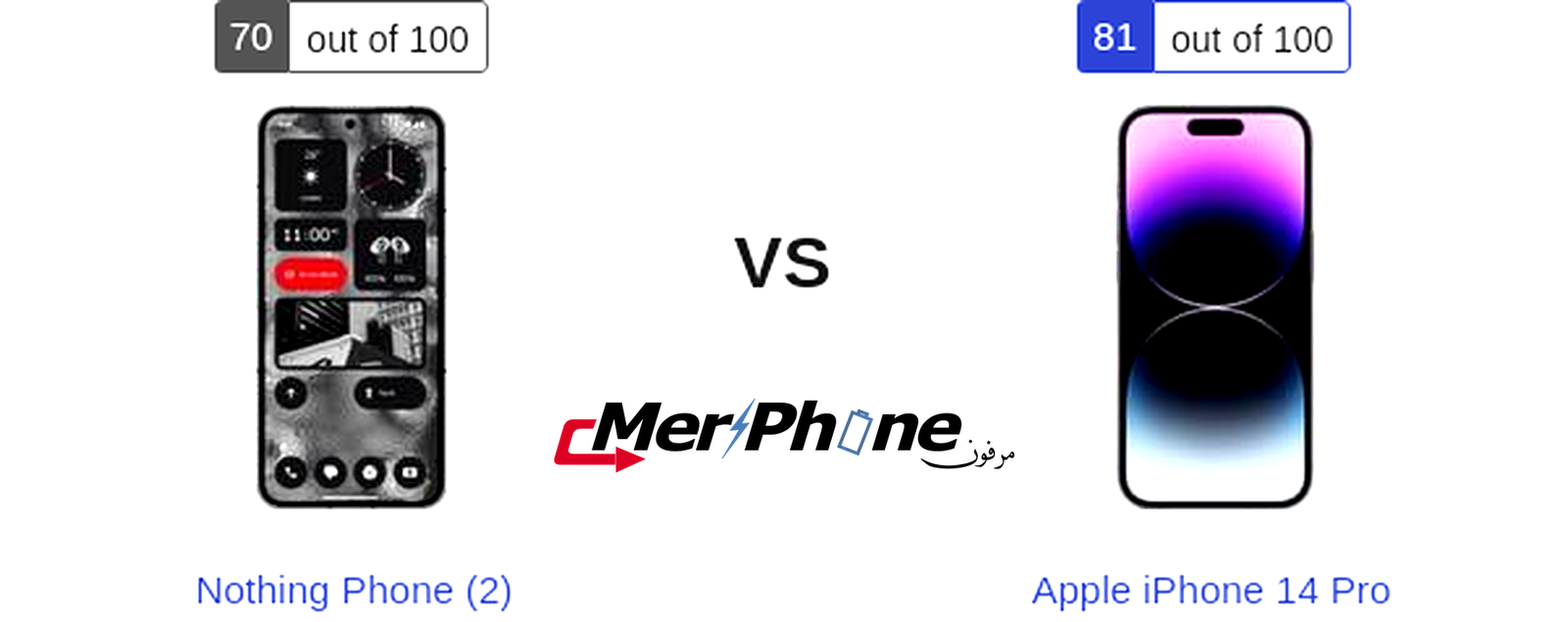 مراجعة استراتيجية: Nothing Phone (2) أو Apple iPhone 14 Pro؟