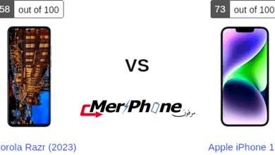 دليل الاختيار الذكي: Motorola Razr (2023) مقابل Apple iPhone 14