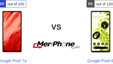مقارنة Google Pixel 7a مع Google Pixel 6
