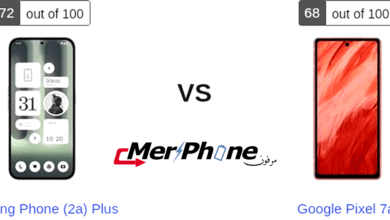 تقرير مفصل للمواصفات: Nothing Phone (2a) Plus ضد Google Pixel 7a