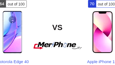 تحليل متكامل: مميزات Motorola Edge 40 ضد Apple iPhone 13