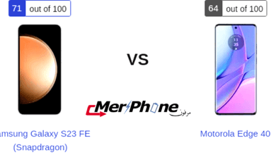 تقييم فني متكامل: خصائص Samsung Galaxy S23 FE (Snapdragon) و Motorola Edge 40