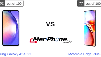 تقييم علمي شامل: خصائص Samsung Galaxy A54 5G ضد Motorola Edge Plus (2023)