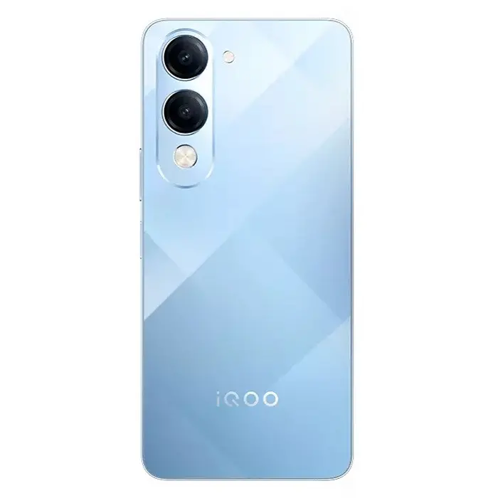 نظام الكاميرا الخلفي المزدوج لهاتف فيفو آيكيو Z10 لايت (Vivo iQOO Z10 Lite)، يوضح العدسة الرئيسية بدقة 50 ميجابكسل ومستشعر العمق المساعد لها.