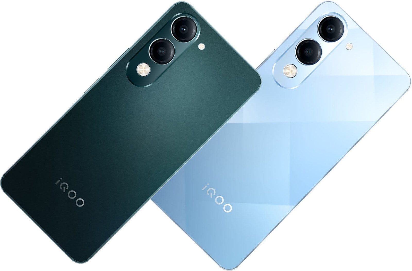 صورة هاتف فيفو آيكيو Z10 لايت (Vivo iQOO Z10 Lite) الجديد باللون الأخضر السيبراني.