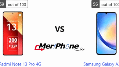 مقارنة Xiaomi Redmi Note 13 Pro 4G مع Samsung Galaxy A34 5G