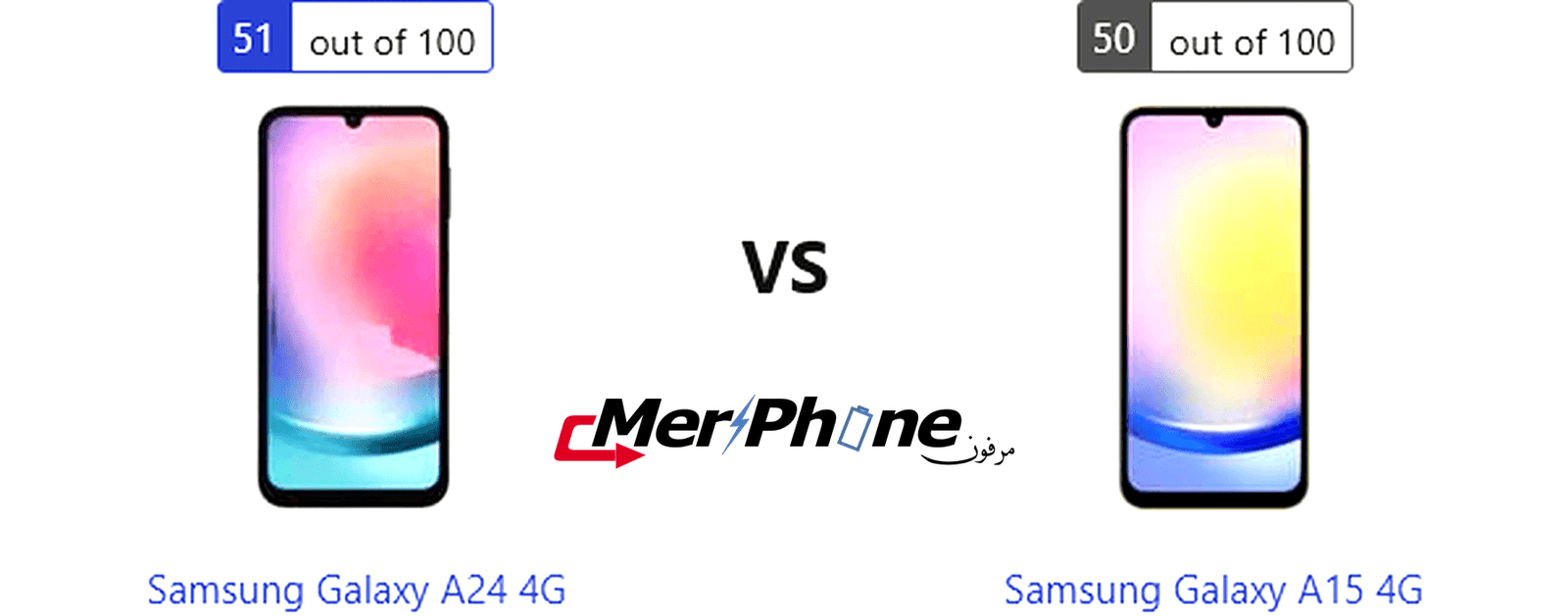 معركة الهواتف المتقدمة: مقارنة Samsung Galaxy A24 4G و Samsung Galaxy A15 4G