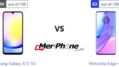 تحليل المميزات التقنية: Samsung Galaxy A15 5G يقابل Motorola Edge 40