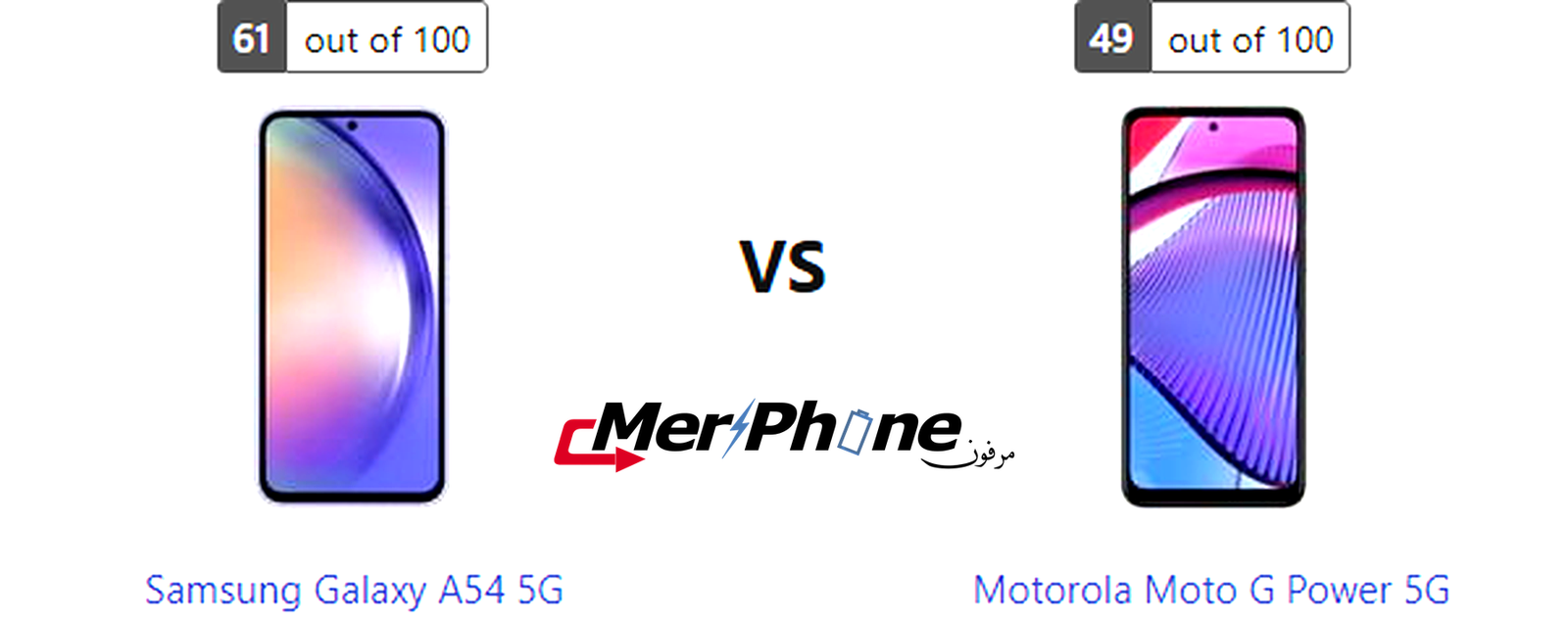 مراجعة استراتيجية: Samsung Galaxy A54 5G أو Motorola Moto G Power 5G؟