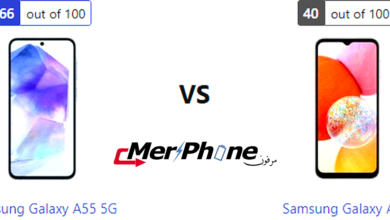 مقارنة تقنية: Samsung Galaxy A55 5G يواجه Samsung Galaxy A14