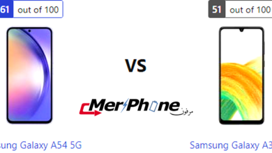 تحليل شامل: Samsung Galaxy A54 5G ضد Samsung Galaxy A33 5G