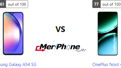 تقييم شامل: خصائص Samsung Galaxy A54 5G مقابل OnePlus Nord 4