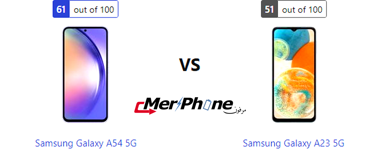 تحليل عميق: مقارنة Samsung Galaxy A54 5G و Samsung Galaxy A23 5G