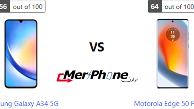 مختبر الابتكارات: خصائص Samsung Galaxy A34 5G ضد Motorola Edge 50 Fusion
