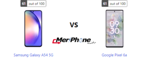 هاتف Samsung Galaxy A54 5G ضد Google Pixel 6a