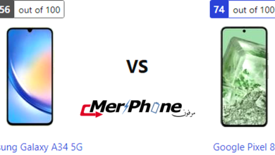 مختبر الابتكار: مقارنة Samsung Galaxy A34 5G و Google Pixel 8