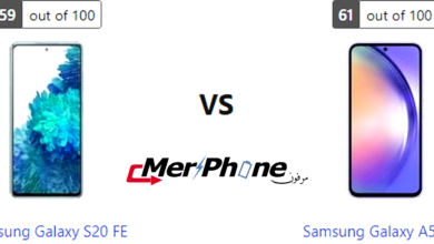 مراجعة متخصصة: مقارنة Samsung Galaxy S20 FE و Samsung Galaxy A54 5G