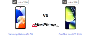 هاتف Samsung Galaxy A14 5G ضد OnePlus Nord CE 3 Lite