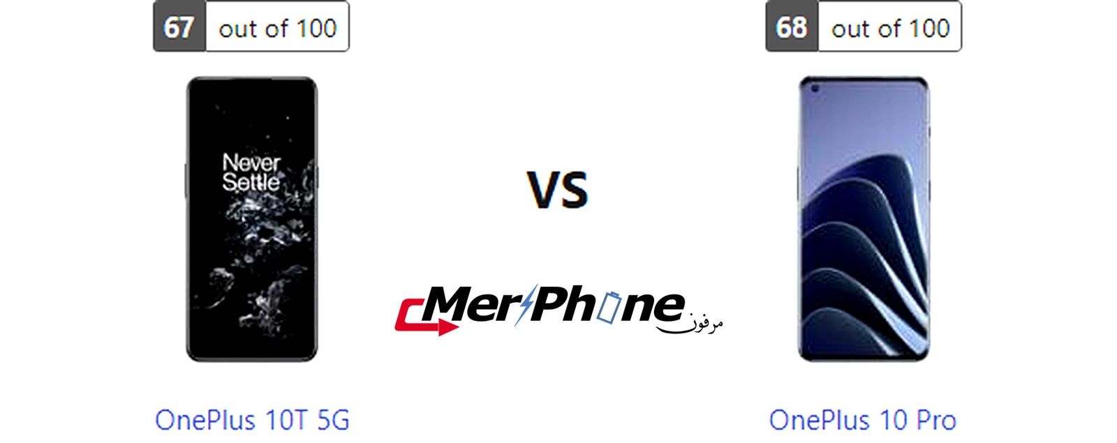 معركة الهواتف الذكية: OnePlus 10T 5G يواجه OnePlus 10 Pro