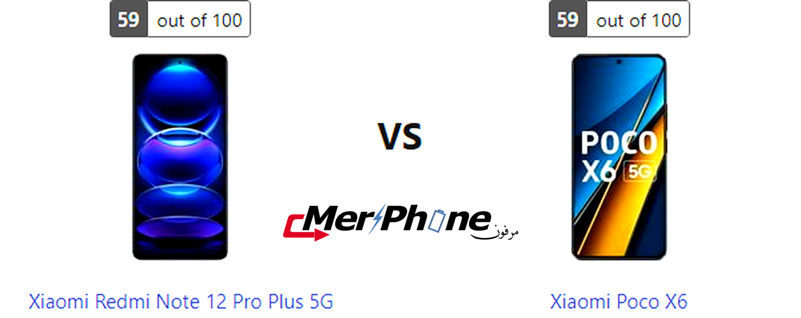 دليل الاختيار: مفاضلة Xiaomi Redmi Note 12 Pro Plus 5G مع Xiaomi Poco X6