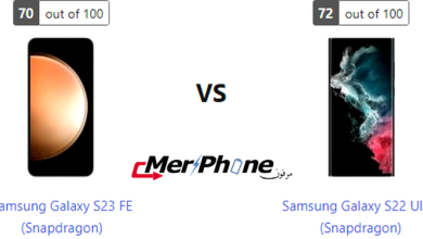 معركة الهواتف: Samsung Galaxy S23 FE (Snapdragon) يواجه Samsung Galaxy S22 Ultra (Snapdragon)