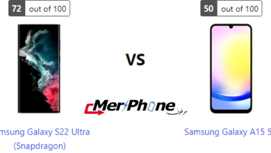 تقرير مواصفات متكامل: مقارنة Samsung Galaxy S22 Ultra (Snapdragon) يتحدى Samsung Galaxy A15 5G