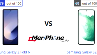 دراسة مقارنة: Samsung Galaxy Z Fold 6 ضد Samsung Galaxy S22 Plus