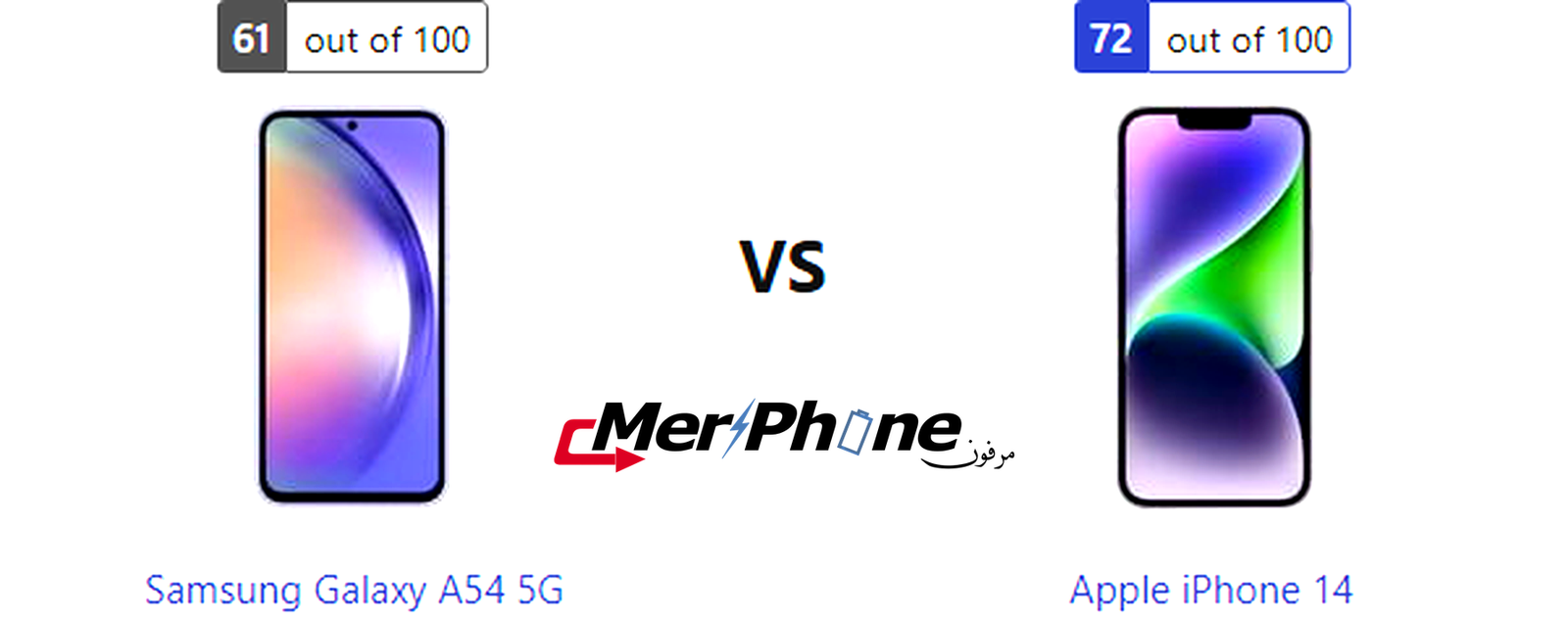 دراسة مقارنة متعمقة: Samsung Galaxy A54 5G أم Apple iPhone 14؟
