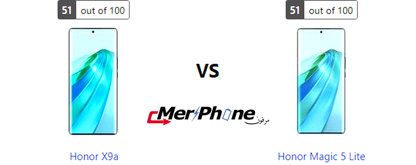 مراجعة علمية: Honor X9a ضد Honor Magic 5 Lite