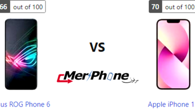 معيار التكنولوجيا: Asus ROG Phone 6 ضد Apple iPhone 13