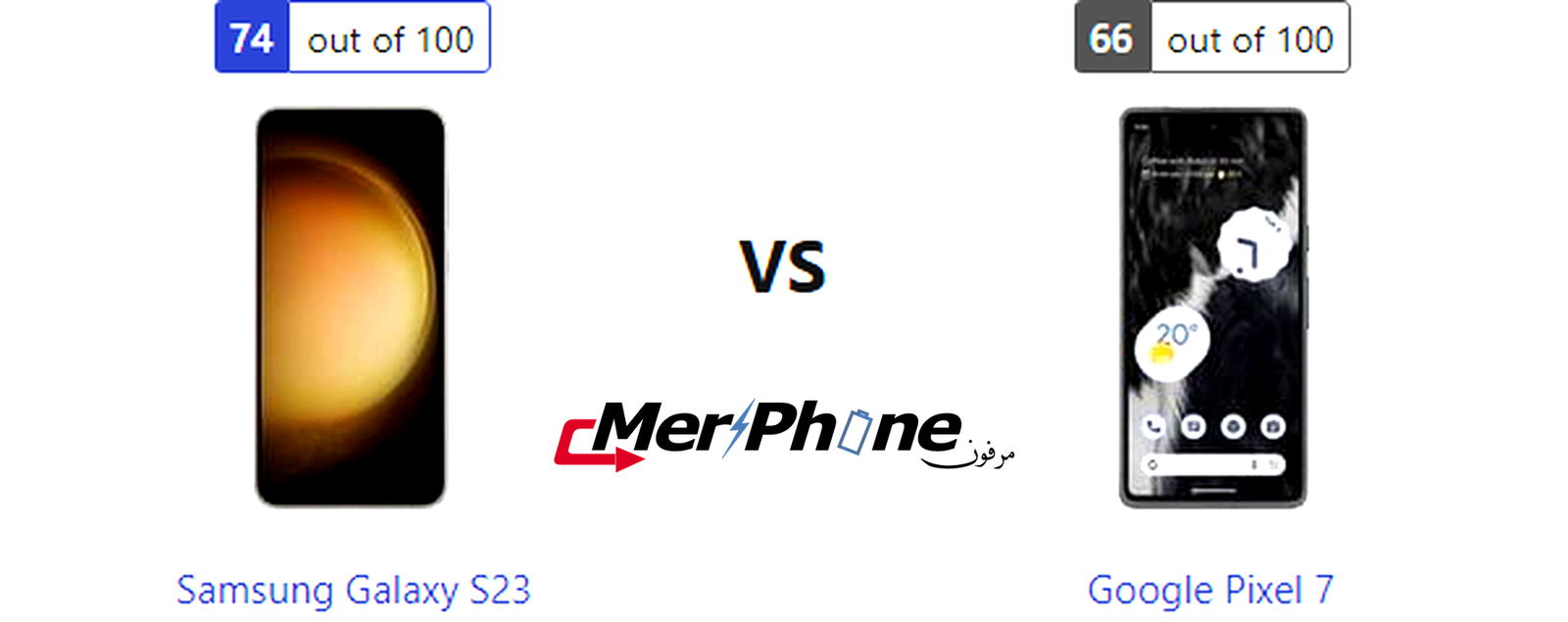 تحليل شامل: Samsung Galaxy S23 ضد Google Pixel 7