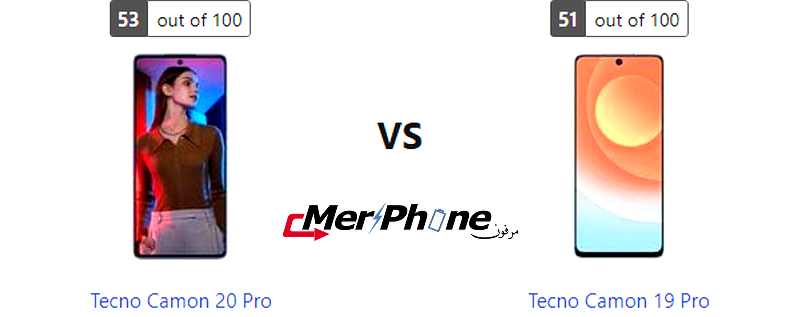 معركة الهواتف: Tecno Camon 20 Pro يواجه Tecno Camon 19 Pro