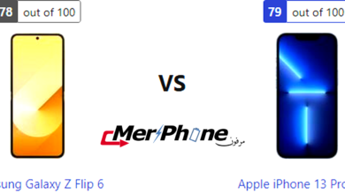 تقييم شامل: خصائص Samsung Galaxy Z Flip 6 مقابل Apple iPhone 13 Pro Max
