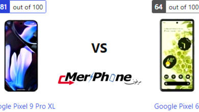 مراجعة متخصصة: مقارنة Google Pixel 9 Pro XL و Google Pixel 6