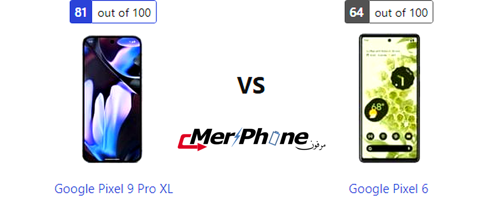 مراجعة متخصصة: مقارنة Google Pixel 9 Pro XL و Google Pixel 6