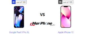 مقارنة هاتف: Google Pixel 9 Pro XL ضد Apple iPhone 13