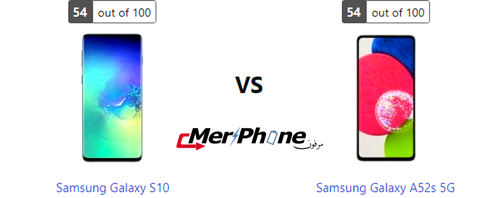 مقارنة جودة المكالمات في Samsung Galaxy S10 و Samsung Galaxy A52s 5G