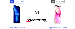 هاتف Apple iPhone 13 Pro ضد Apple iPhone 13 mini