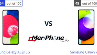 صورة تستعرض ألوان Samsung Galaxy A52s 5G و Samsung Galaxy A52