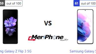 صورة توضح التنقل بالإيماءات في Samsung Galaxy Z Flip 3 5G و Samsung Galaxy S21