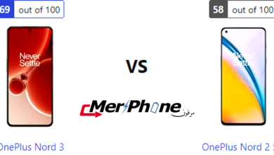 مقارنة وضعية الكاميرا الأمامية في OnePlus Nord 3 و OnePlus Nord 2 5G
