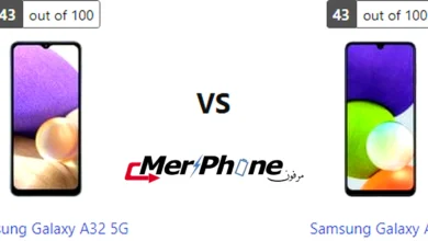 صورة توضح مقاومة الماء في Samsung Galaxy A32 5G و Samsung Galaxy A22