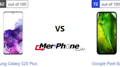 مقارنة لقطة الشاشة المطولة في Samsung Galaxy S20 Plus و Google Pixel 8a