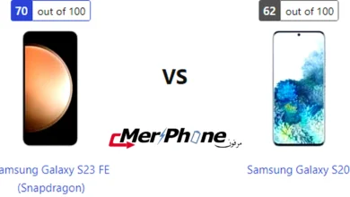 مقارنة تشبع الألوان في الفيديو لـ Samsung Galaxy S23 FE (Snapdragon) و Samsung Galaxy S20