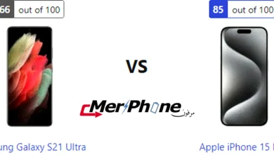 صورة توضح التفاصيل الدقيقة في الصور لـ Samsung Galaxy S21 Ultra و Apple iPhone 15 Pro