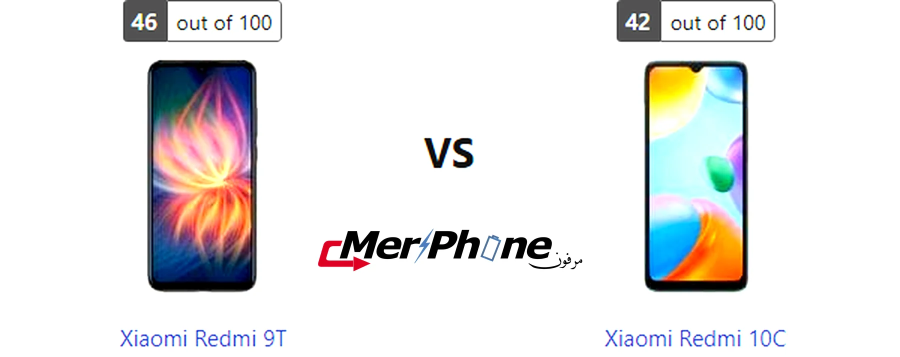 مقارنة خيارات تعديل الصور في Xiaomi Redmi 9T و Xiaomi Redmi 10C
