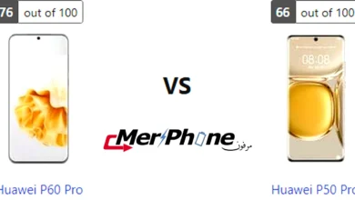 صورة توضح تفاصيل الزوم في Huawei P60 Pro و Huawei P50 Pro
