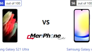 مقارنة بروز الكاميرا في Samsung Galaxy S21 Ultra و Samsung Galaxy A25
